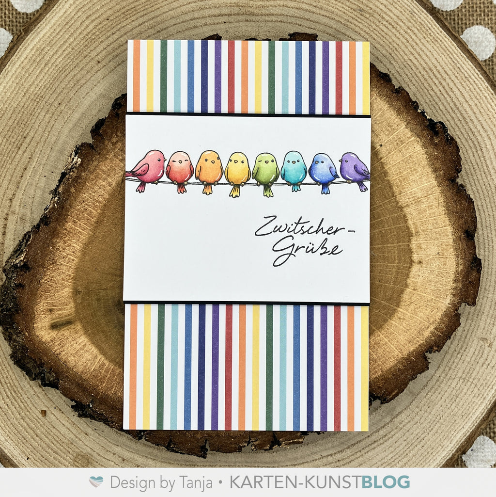 Karten-Kunst Clear Stamps KK-0283 - Vogelglück