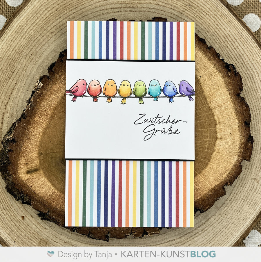 Karten-Kunst Clear Stamps KK-0283 - Vogelglück