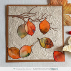 Karten-Kunst Stanzschablone kk-D088 - Fall Leaves