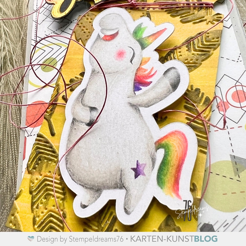 Karten-Kunst Clear Stamps KK-0050 - Barney der Barde