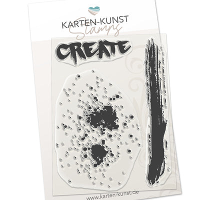Karten-Kunst Clear Stamps KK-0086 - Splatters Create