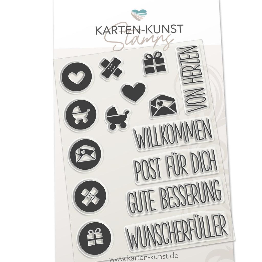 Karten-Kunst Clear Stamps KK-0087 - Symbolisch gemeint