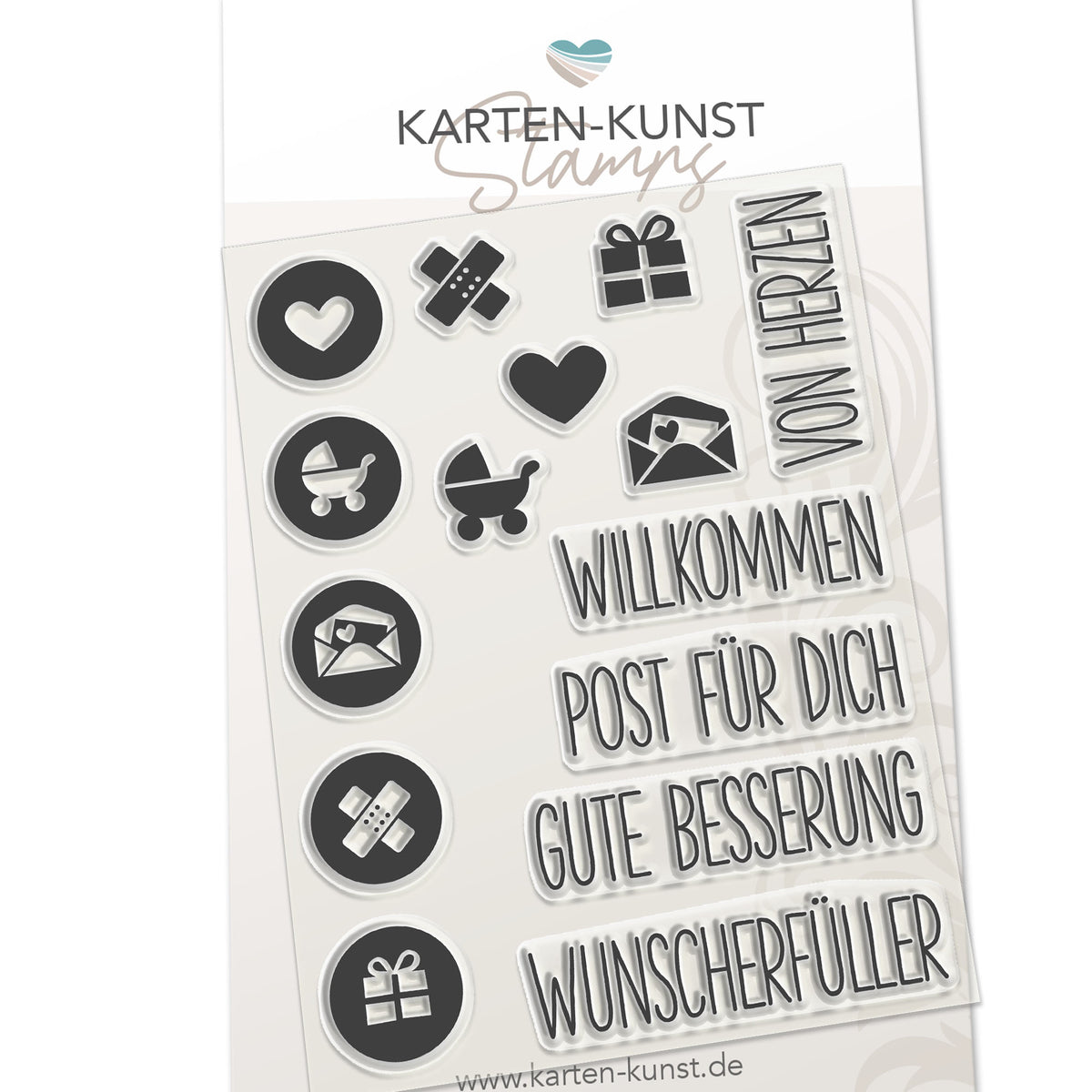 Karten-Kunst Clear Stamps KK-0087 - Symbolisch gemeint