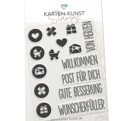 Karten-Kunst Clear Stamps KK-0087 - Symbolisch gemeint