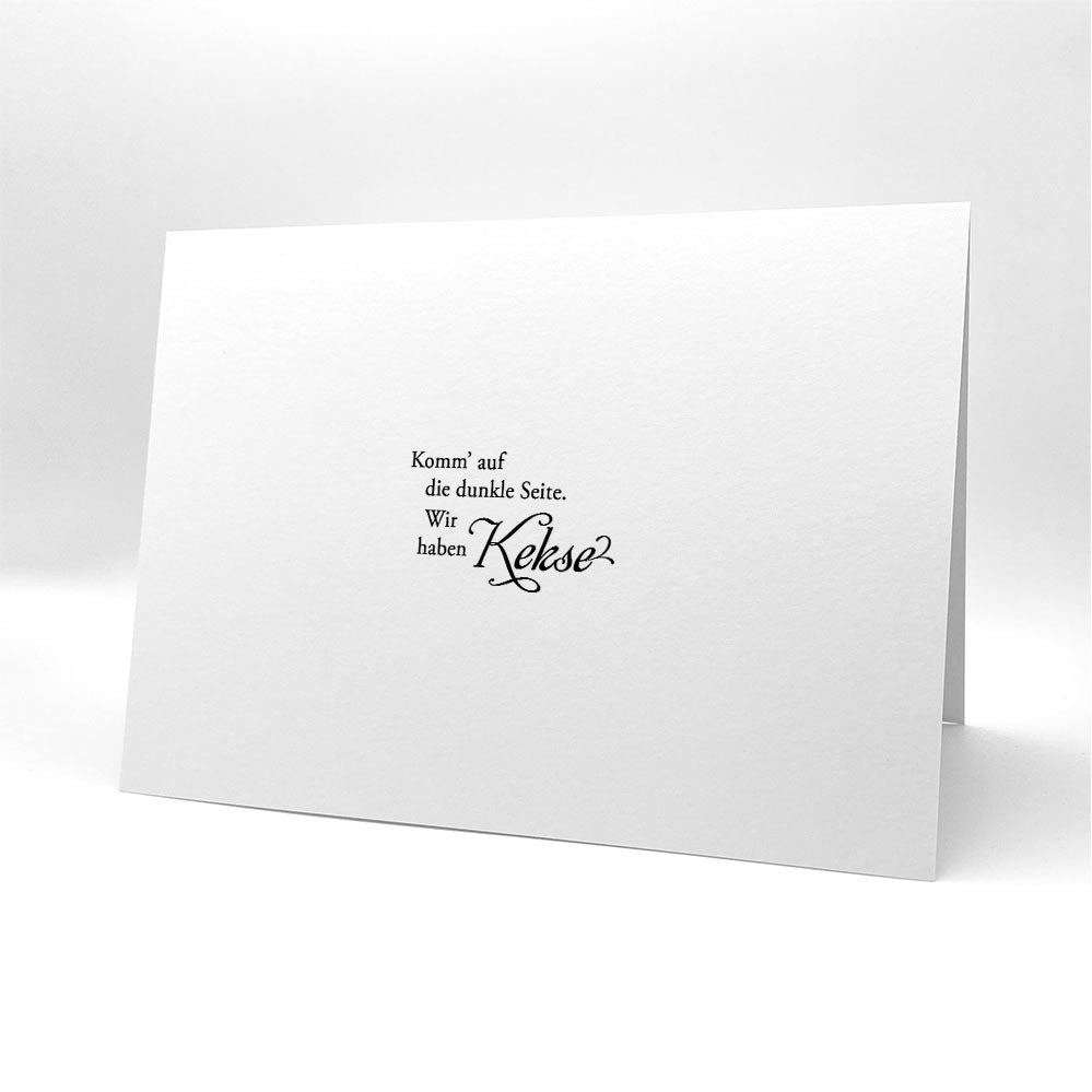 Karten-Kunst Clear Stamps KK-0090 - Weise Worte Kuchen & Kekse