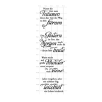 Karten-Kunst Clear Stamps KK-0096 - Weise Worte Zeit