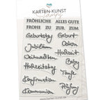 Karten-Kunst Clear Stamps KK-0097 - Kombi-Set Quer durchs Jahr 2