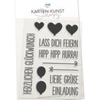 Karten-Kunst Clear Stamps KK-0099 - Luftballon-Grüße