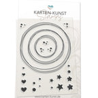 Karten-Kunst Clear Stamps KK-0100 - Kränze & Kreise