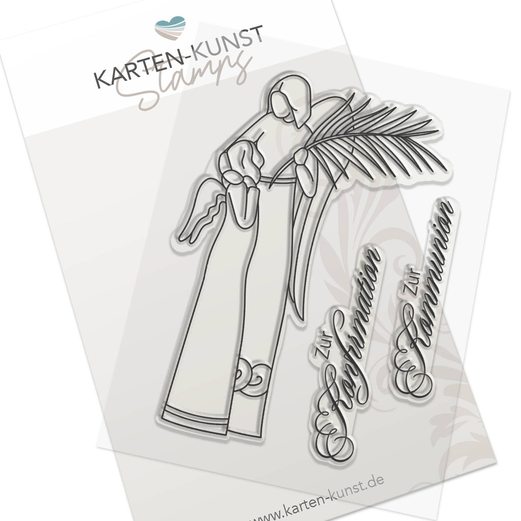 Karten-Kunst Clear Stamps KK-0105 - Engel zur Konfirmation und Kommunion