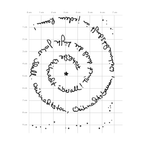 Karten-Kunst Clear Stamps KK-0113 - Spiral-Text Weihnachten