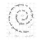Karten-Kunst Clear Stamps KK-0129 - Spiral-Text Achterbahn