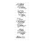 Karten-Kunst Clear Stamps KK-0134 - Weise Worte Das größte Glück