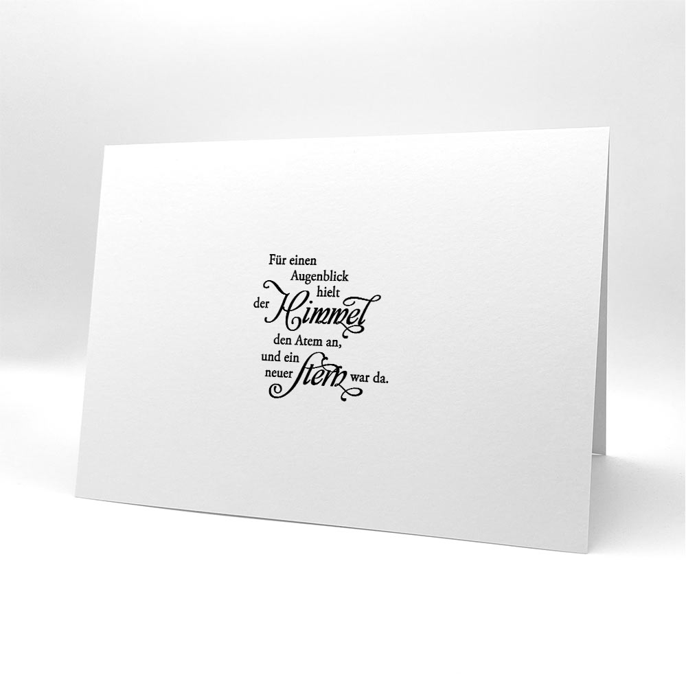 Karten-Kunst Clear Stamps KK-0134 - Weise Worte Das größte Glück