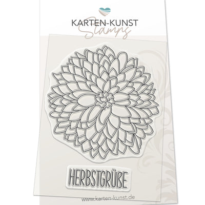 Karten-Kunst Clear Stamps KK-0135 - Chrysanthemum