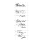 Karten-Kunst Clear Stamps KK-0141 - Weise Worte zu Weihnachten
