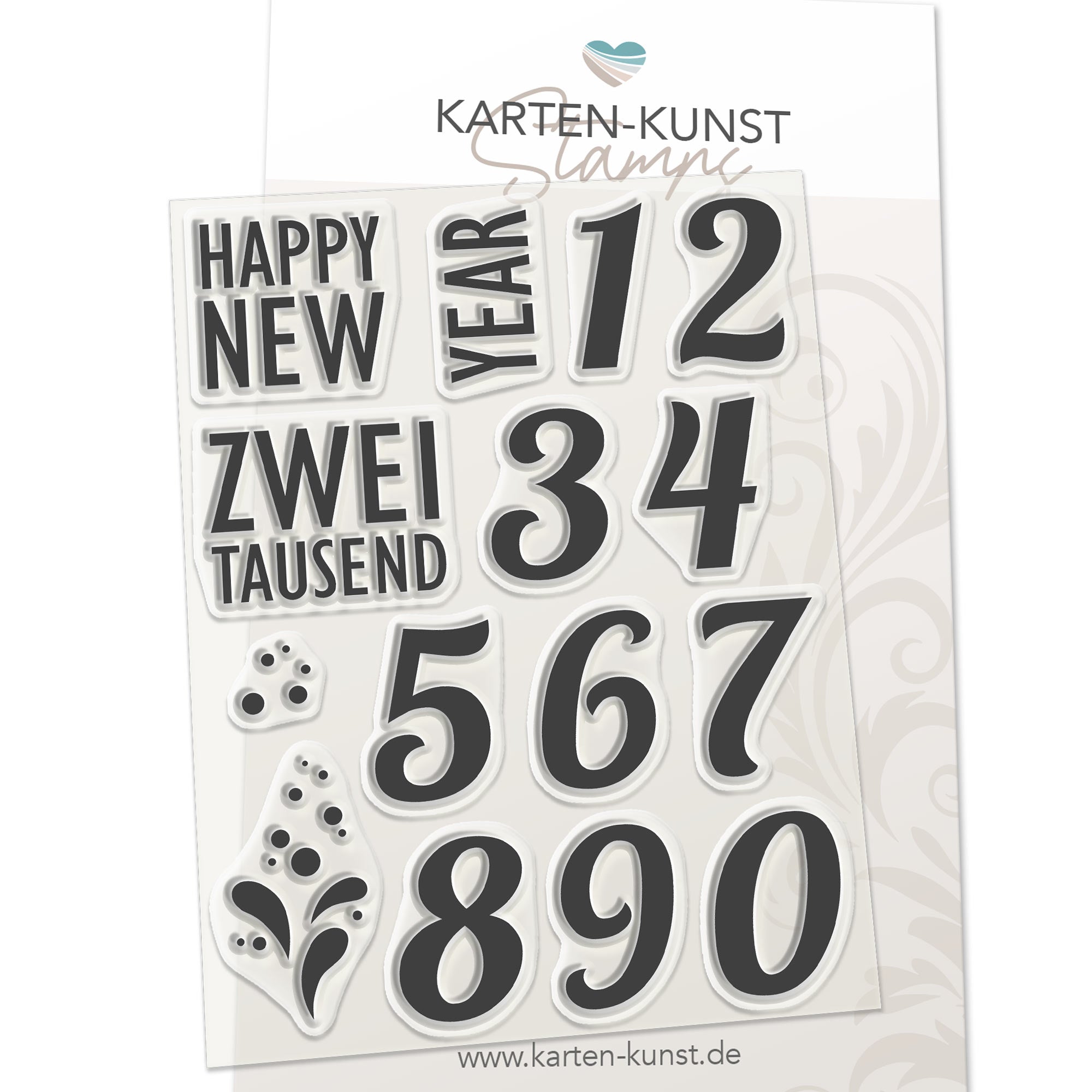 Karten-Kunst Clear Stamps KK-0143 - Happy New Year