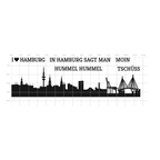 Karten-Kunst Clear Stamps KK-0145 - Skyline Hamburg