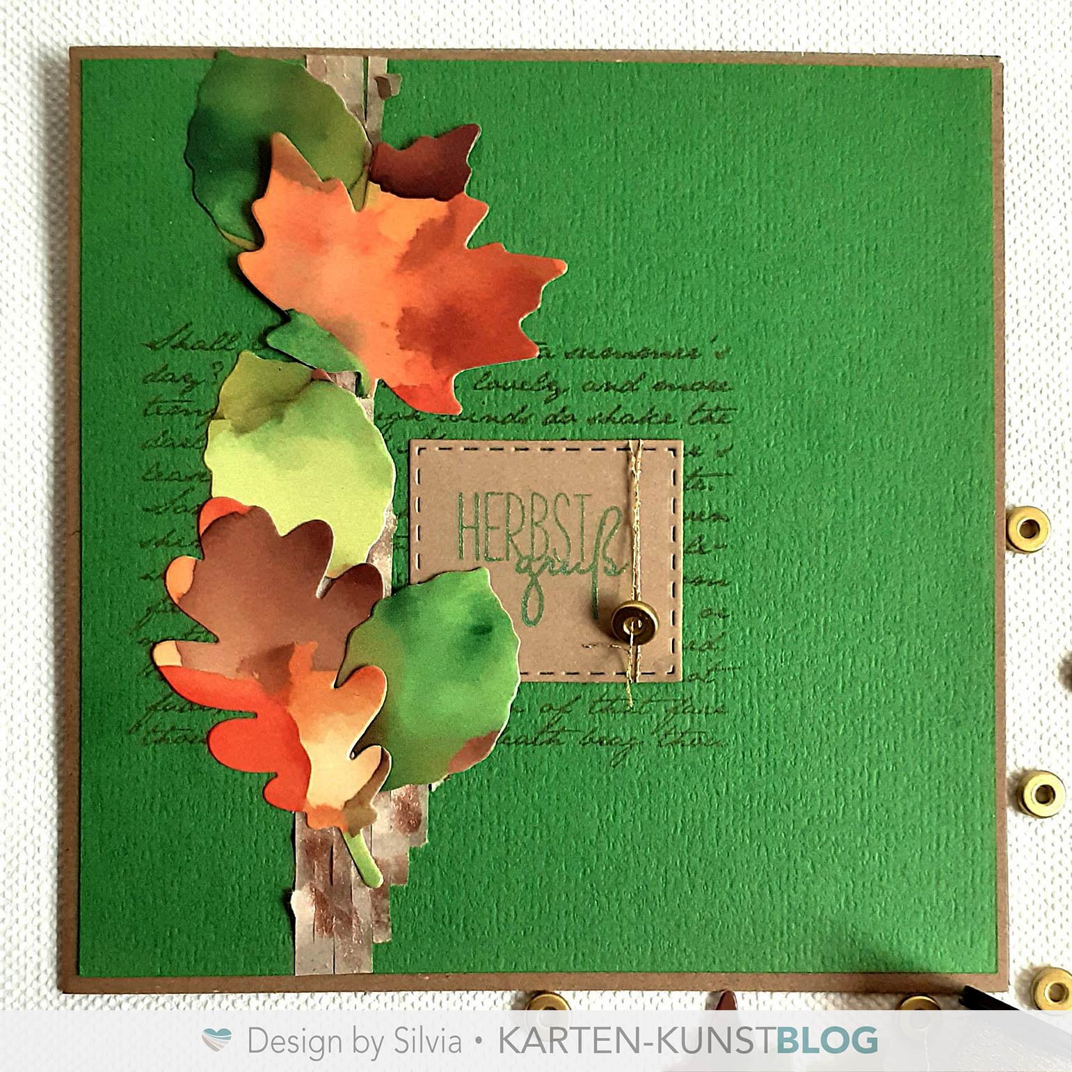 Karten-Kunst Clear Stamps KK-0152 - Script Background