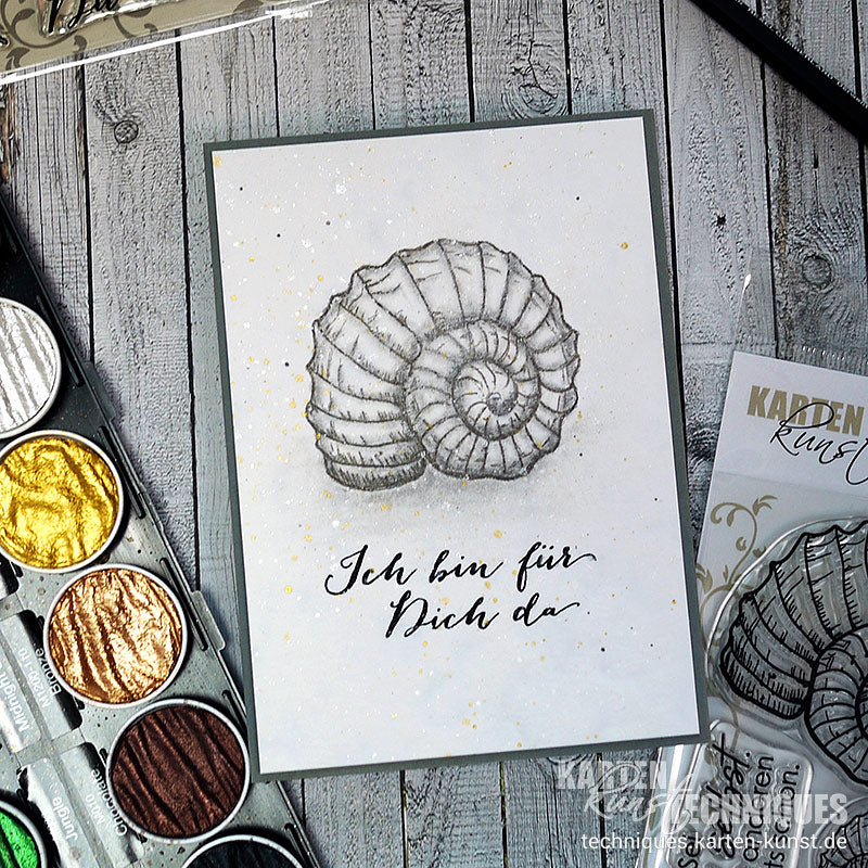 Karten-Kunst Clear Stamps KK-0043 - Große Worte Vergissmeinnicht