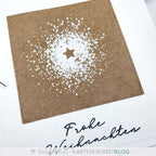 Karten-Kunst Clear Stamps KK-0169 - Splatters mit Stern