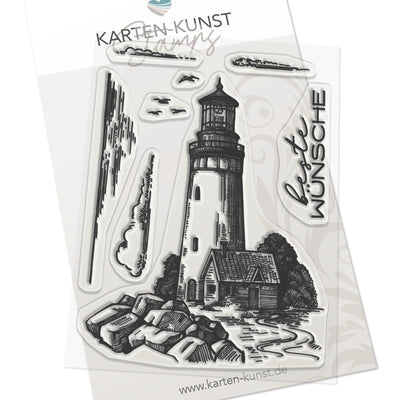 Karten-Kunst Clear Stamps KK-0244 - Leuchtturm