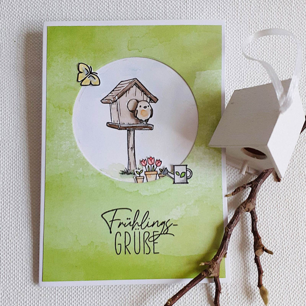 Karten-Kunst Clear Stamps KK-0279 - Capri Groß: Sprüche zu Ostern