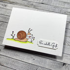 Karten-Kunst Clear Stamps KLEIN KK-0280 - Ein schneller Gruß