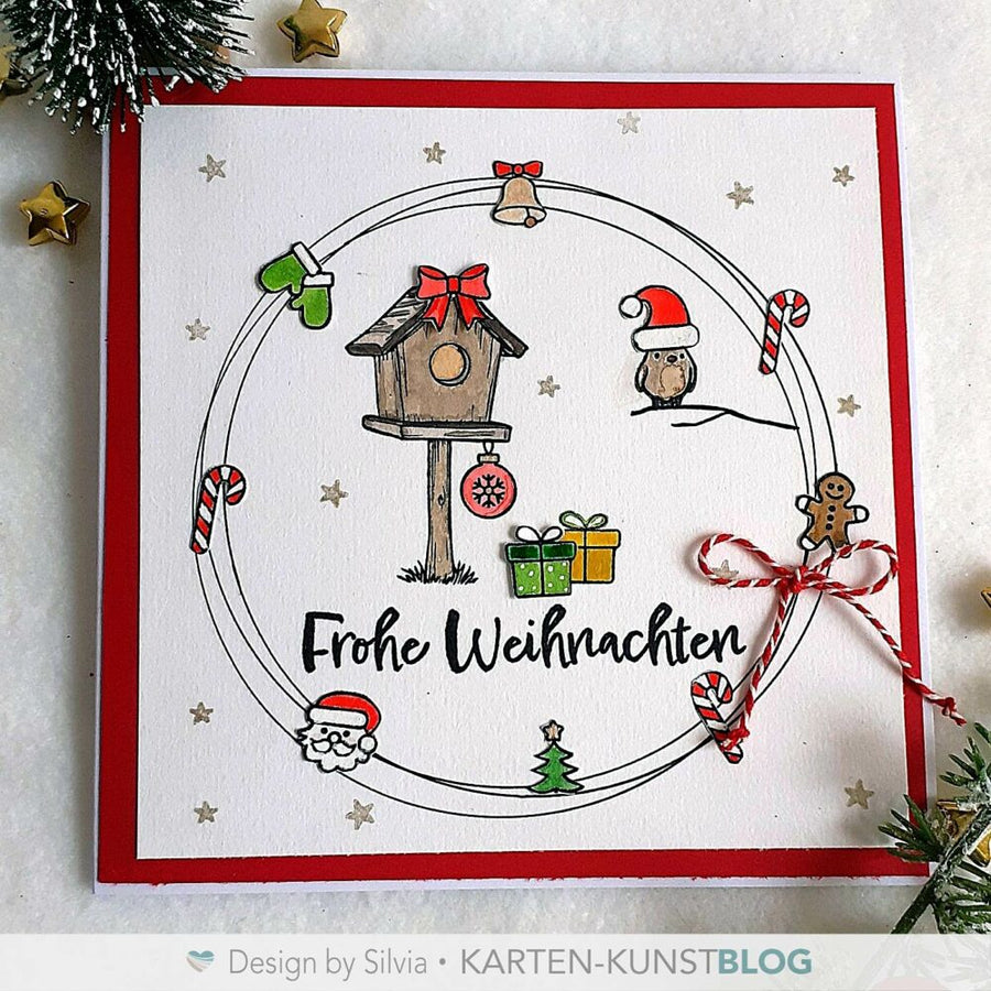 Karten-Kunst Clear Stamps KK-0283 - Vogelglück