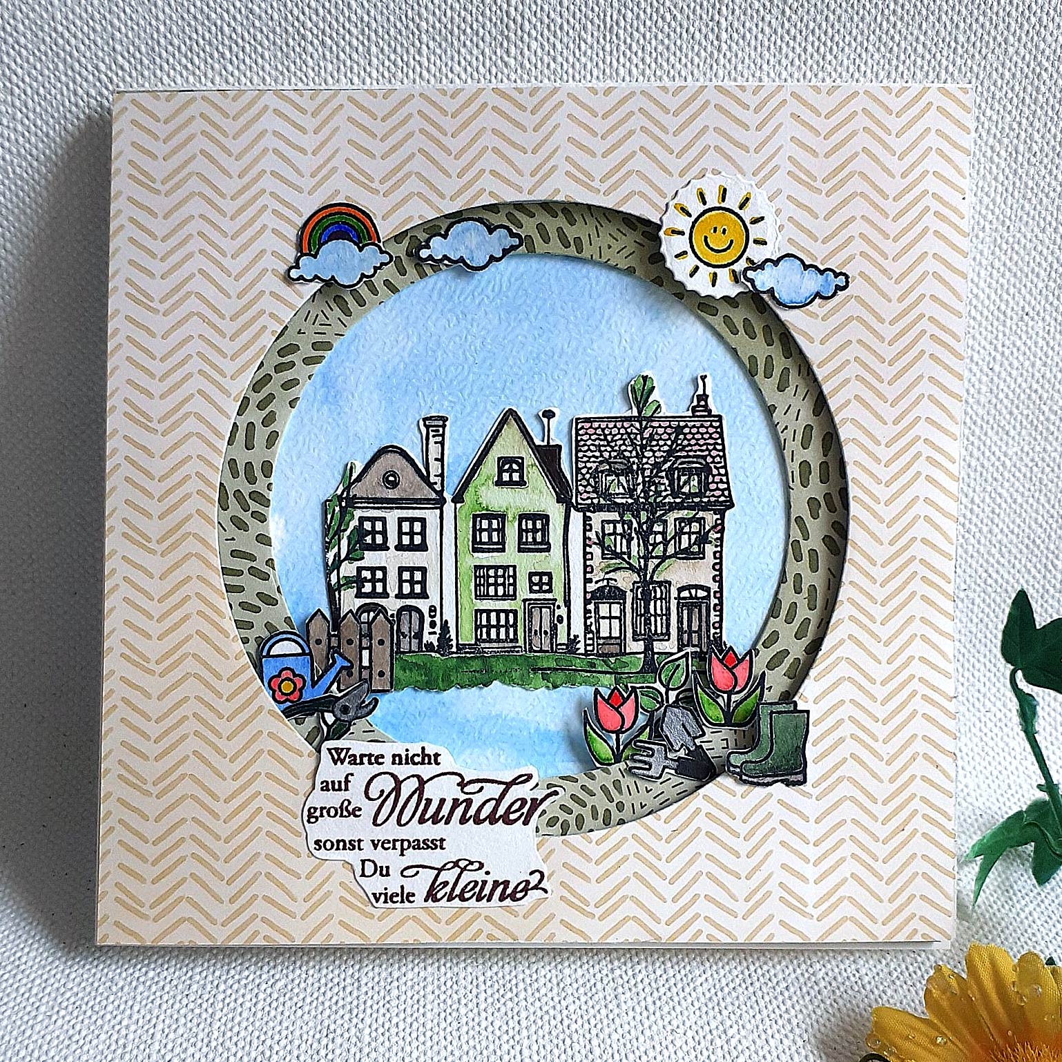 Karten-Kunst Clear Stamps KK-0194 - Mini Frames Garten