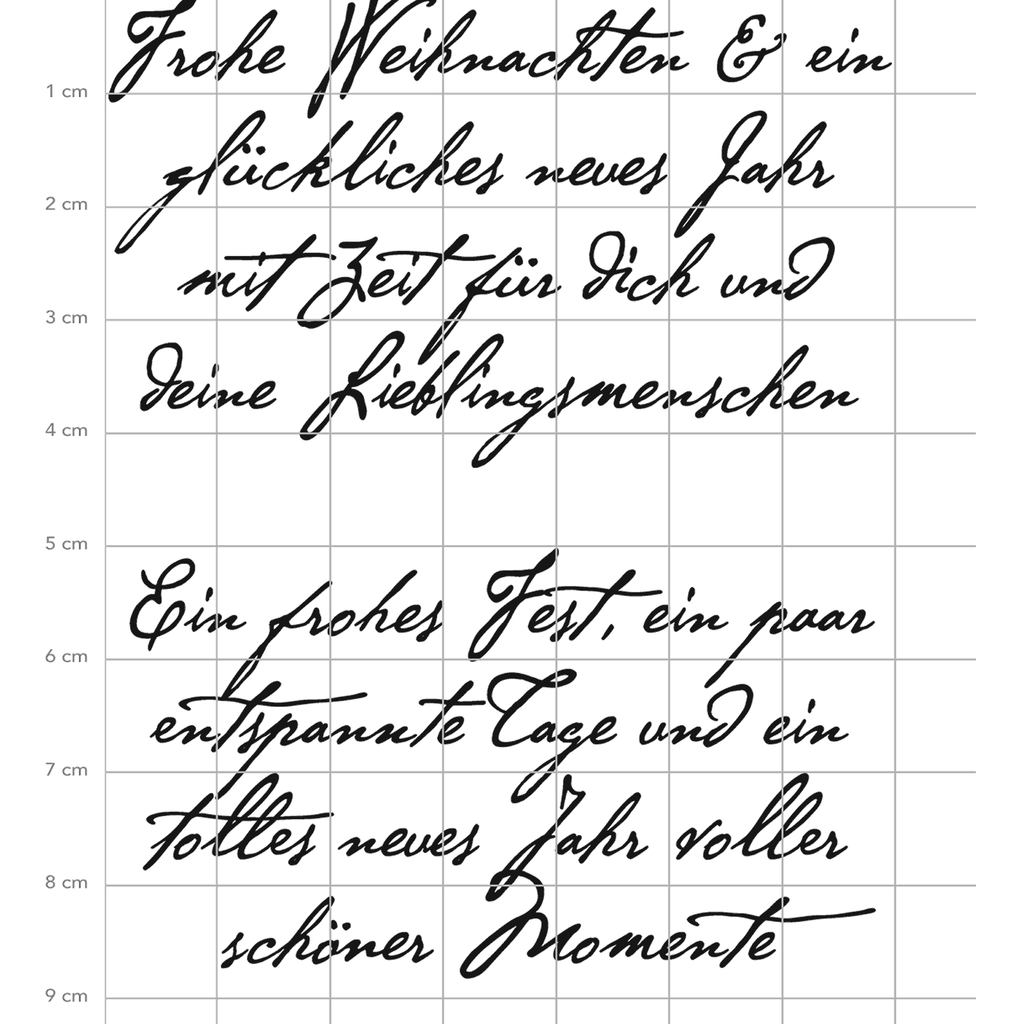 Karten-Kunst Clear Stamps KK-0289 - Kartensprüche für Weihnachten