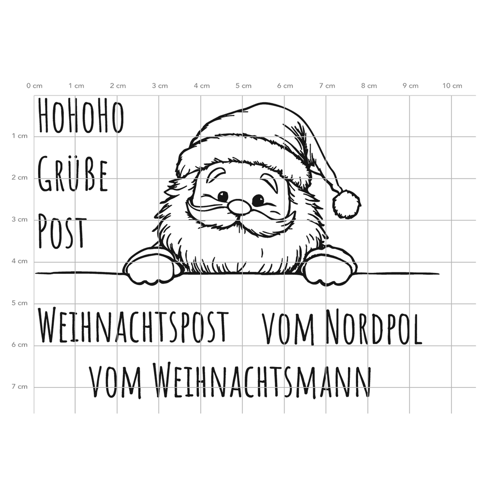 Karten-Kunst Clear Stamps KK-0290 - Post vom Weihnachtsmann