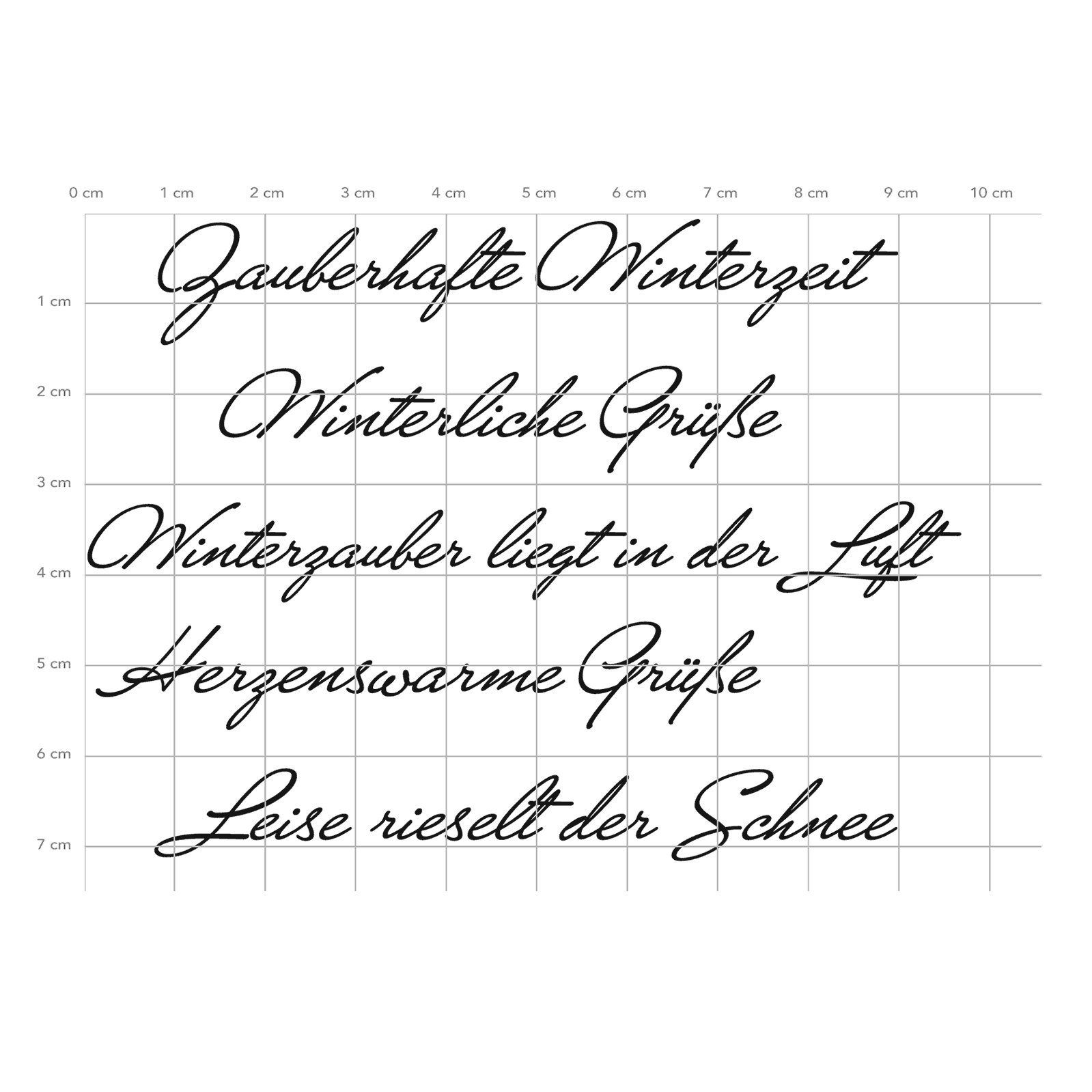 Karten-Kunst Clear Stamps KK-0291 - Kartengrüße Winter