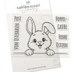 Karten-Kunst Clear Stamps KK-0294 - Post vom Osterhasen