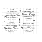 Karten-Kunst Clear Stamps KK-0299 - Wünsche für Kreise
