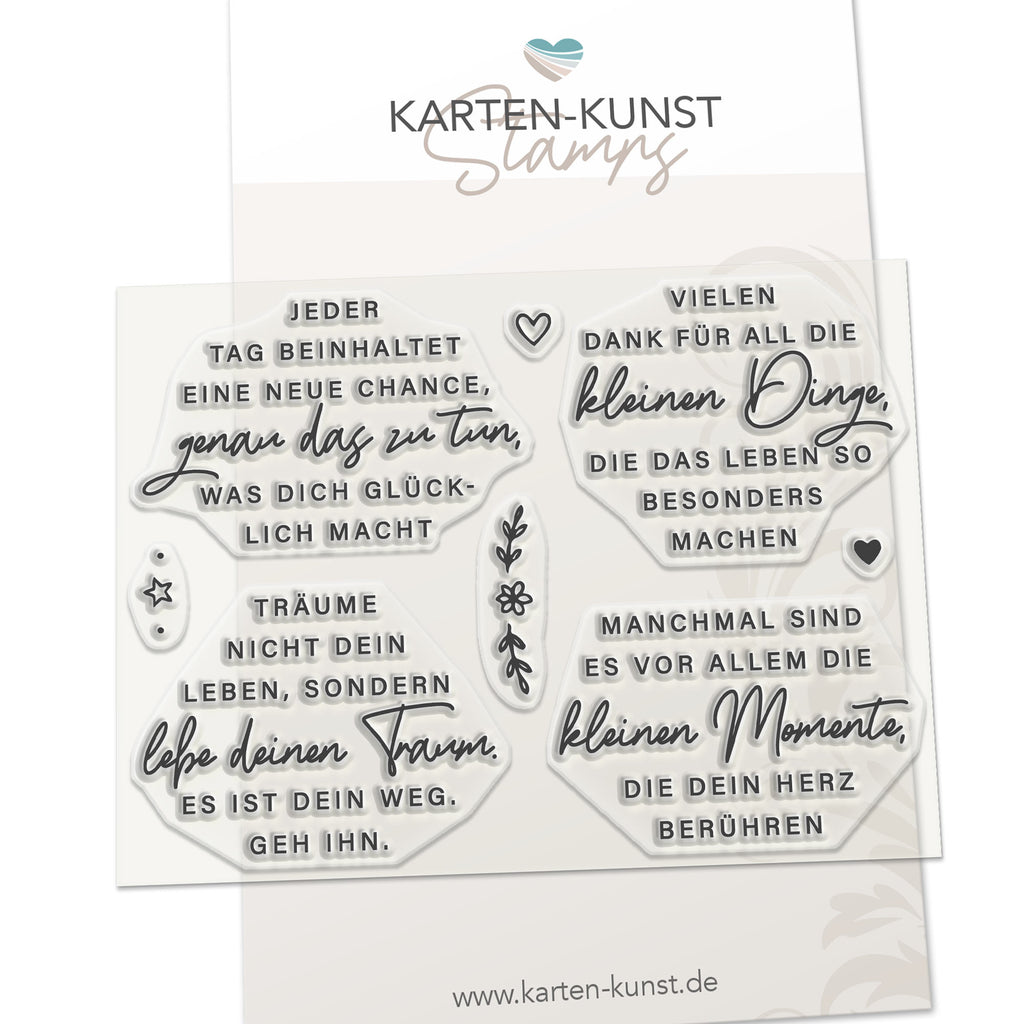 Karten-Kunst Clear Stamps KK-0299 - Wünsche für Kreise