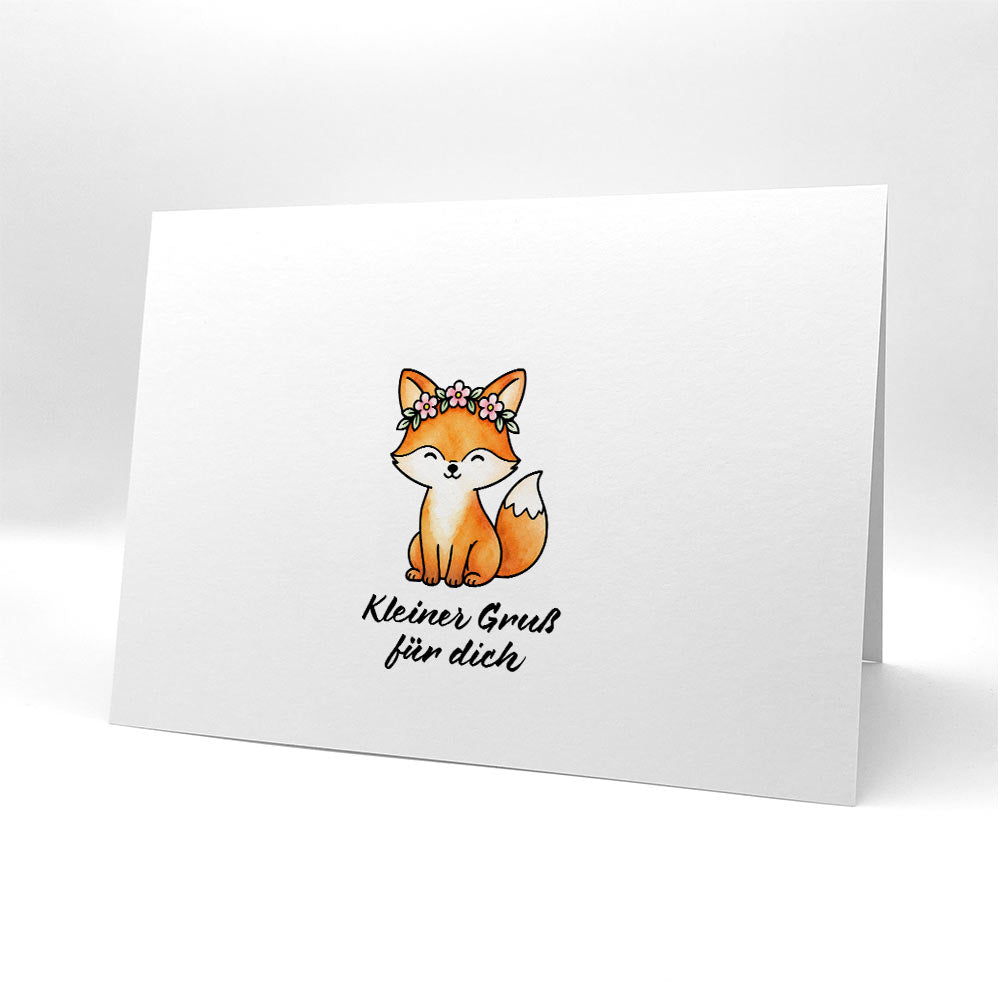 Karten-Kunst Clear Stamps KK-0300 - Tierische Blumengrüße