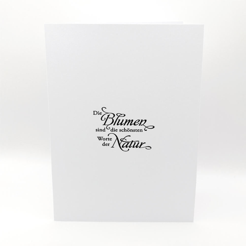 Karten-Kunst Clear Stamps KK-0302 - Weise Worte Blumen