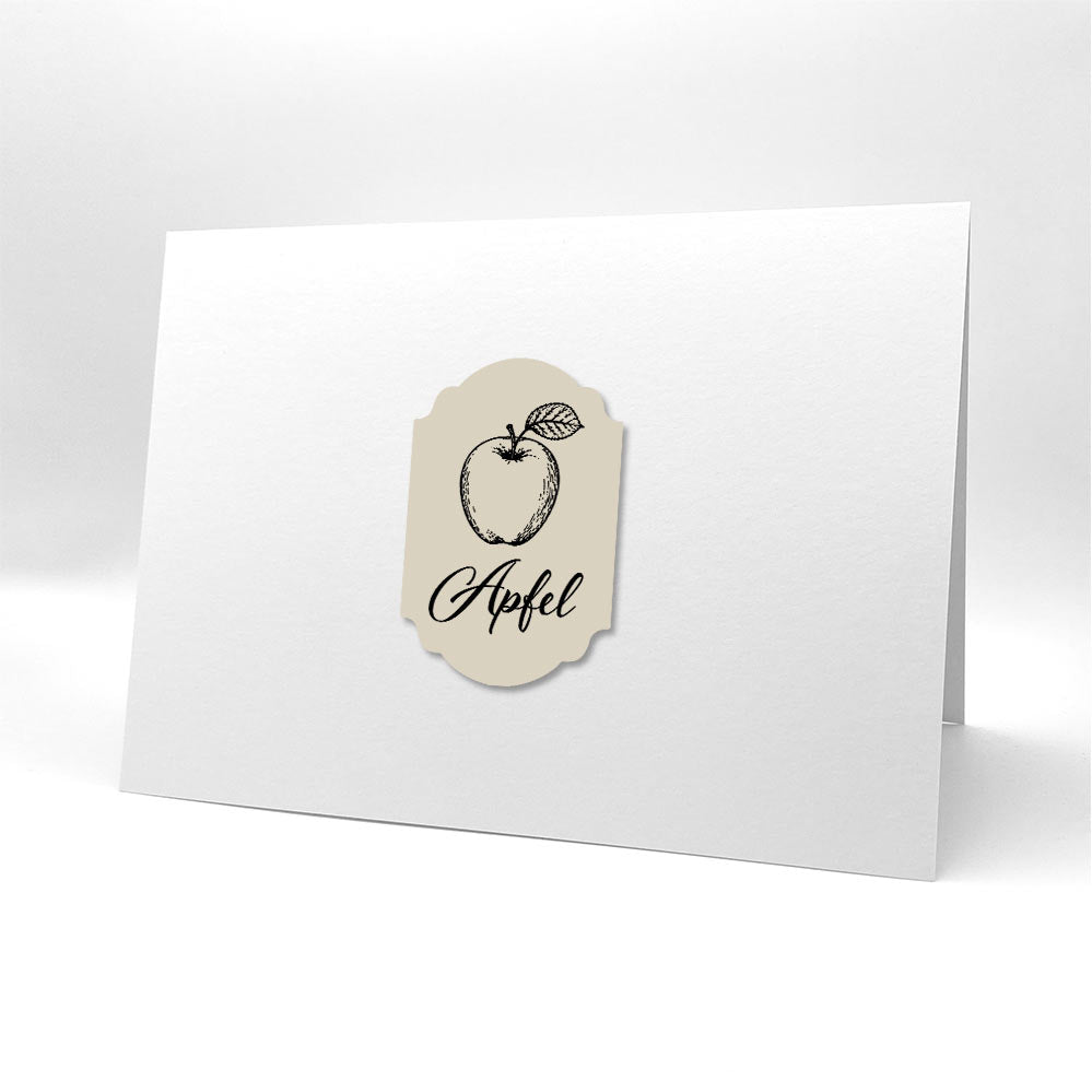 Karten-Kunst Stempel Worte & Sprüche deutsch - Erntezeit I Herbst