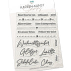 Karten-Kunst Clear Stamps KK-0310 - Spuren von Weihnachten