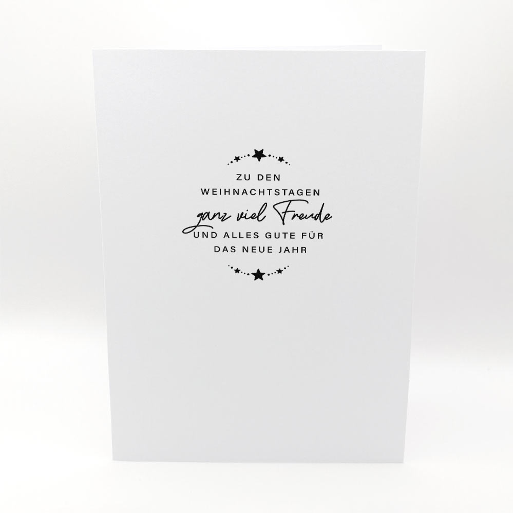 Karten-Kunst Clear Stamps KK-0311 - Weihnachtliche Wünsche im Kreis
