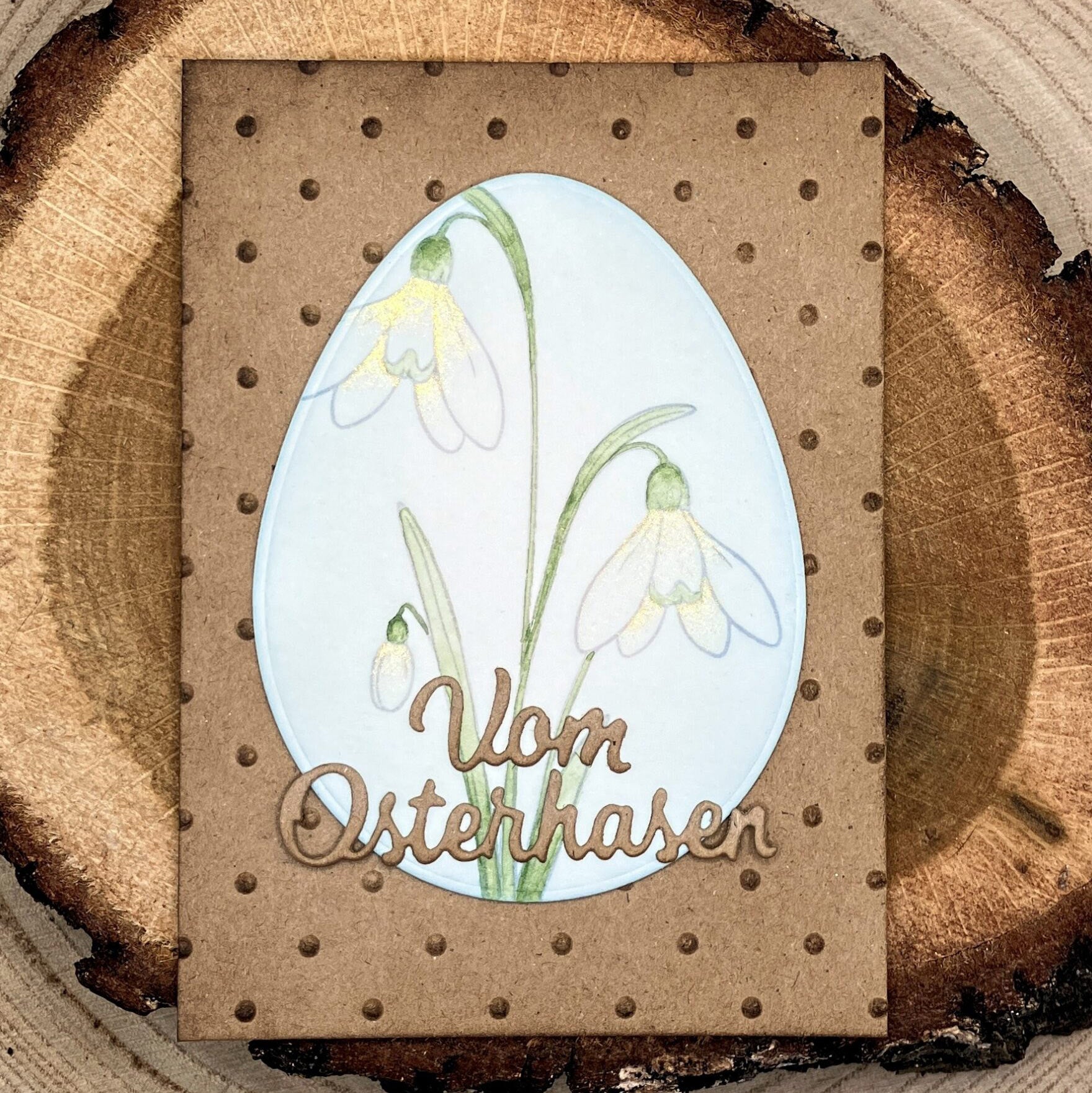 Karten-Kunst Stanzschablone kk-D025 - Kleine Texte Vom Osterhasen