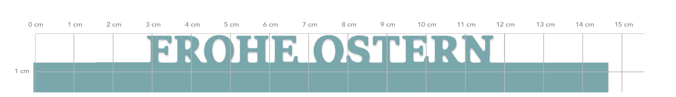 Karten-Kunst Stanzschablone kk-D233 - Randtexte Frohe Ostern