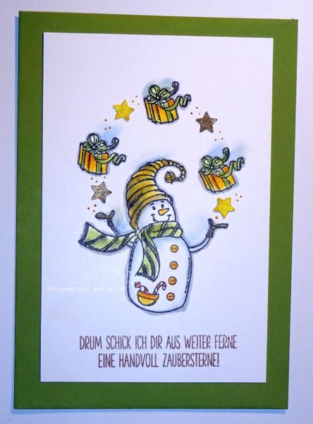 Karten-Kunst Clear Stamps KK-0121 - Braver Schneemann