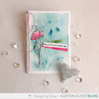 Karten-Kunst Clear Stamps KK-0232 - Textrahmen-Worte