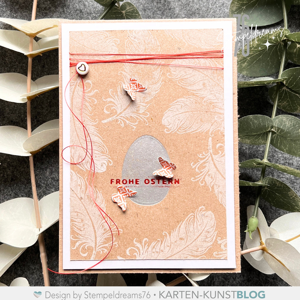 Karten-Kunst Clear Stamps KK-0269 - Schwungvolle Federn
