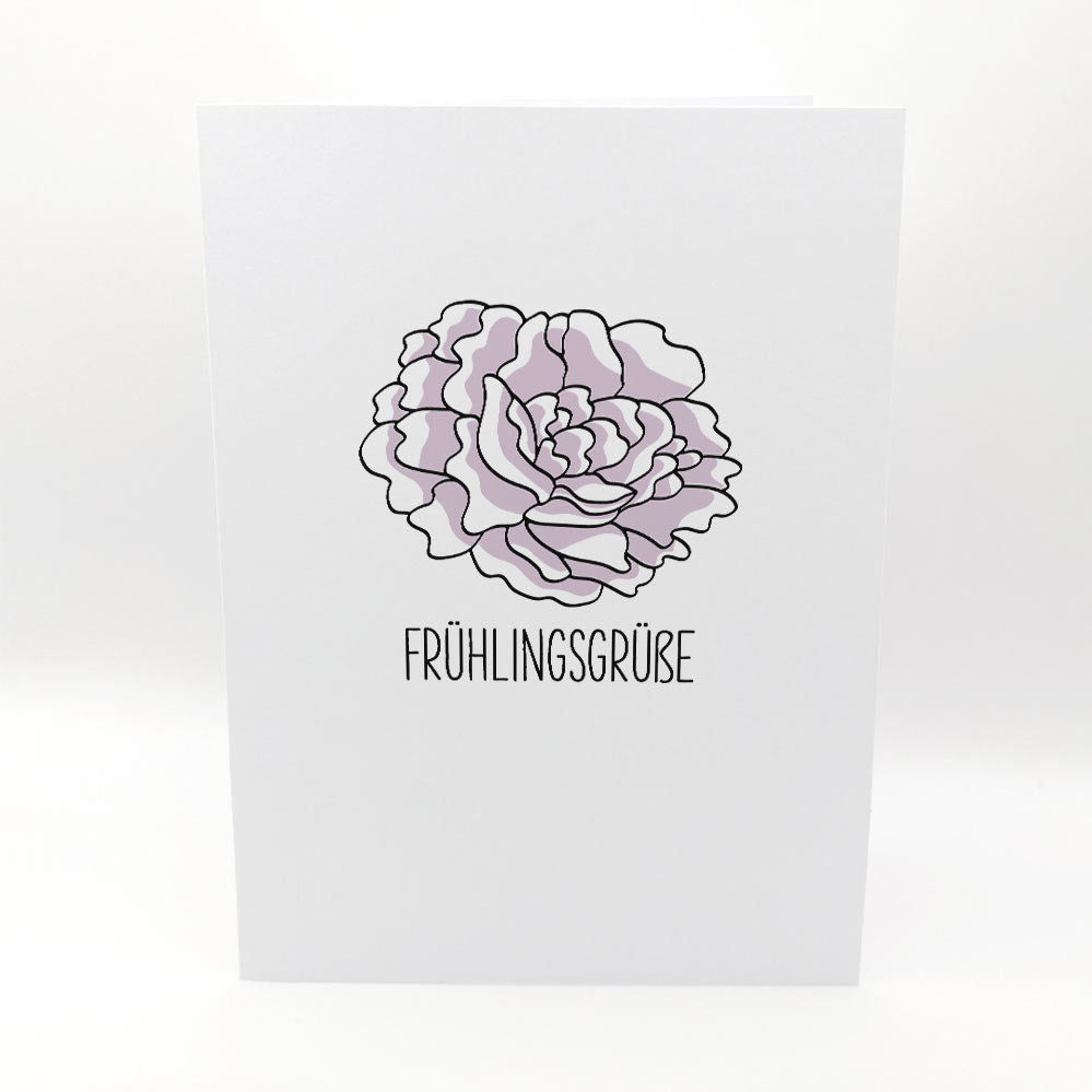 Karten-Kunst Clear Stamps KK-0123 - Pfingstrose