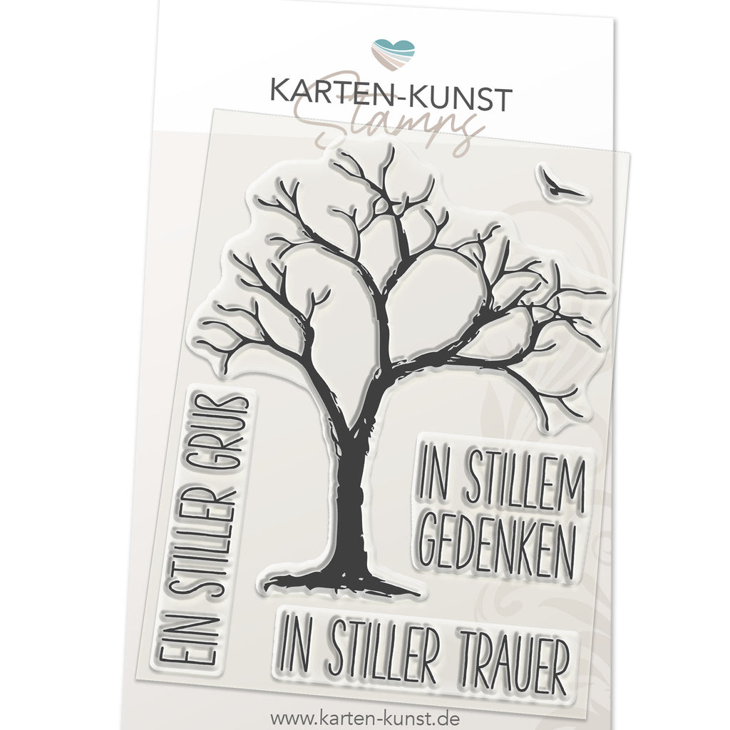 Karten-Kunst Clear Stamps KK-0125 - Trauerbaum