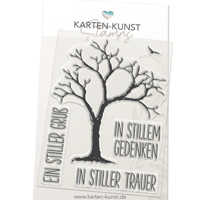 Karten-Kunst Clear Stamps KK-0125 - Trauerbaum