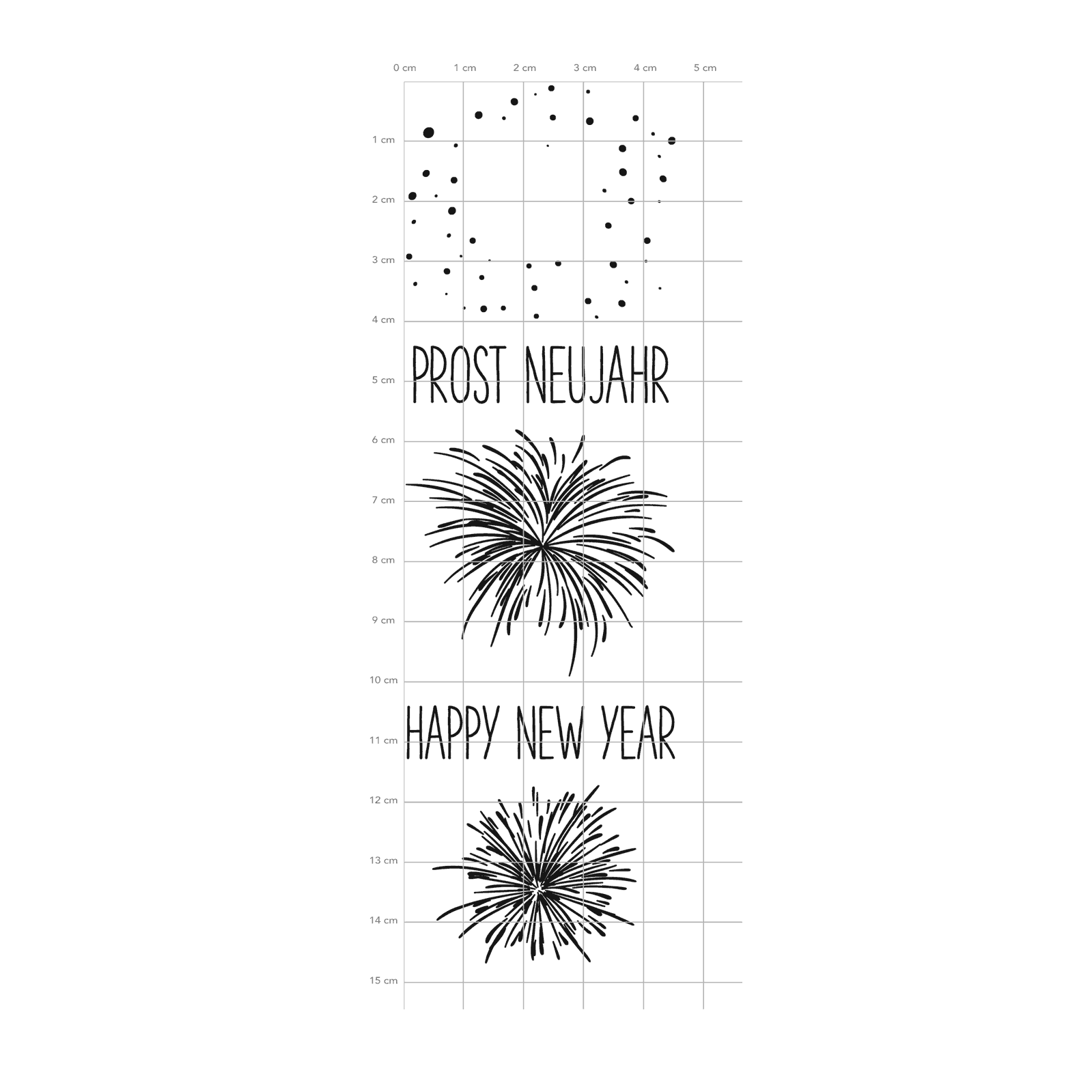 Karten-Kunst Clear Stamps KK-0144 - Feuerwerk